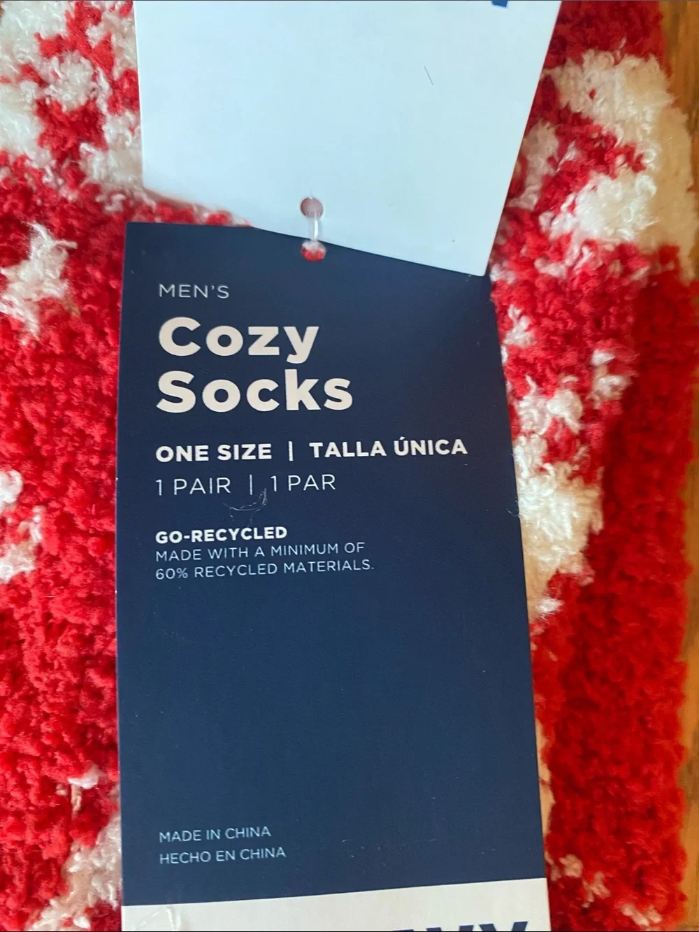 Old Navy Cozy Fuzzy Socks - Red & Black Buffalo Plaid, Red Fair Isle, Gray NWT